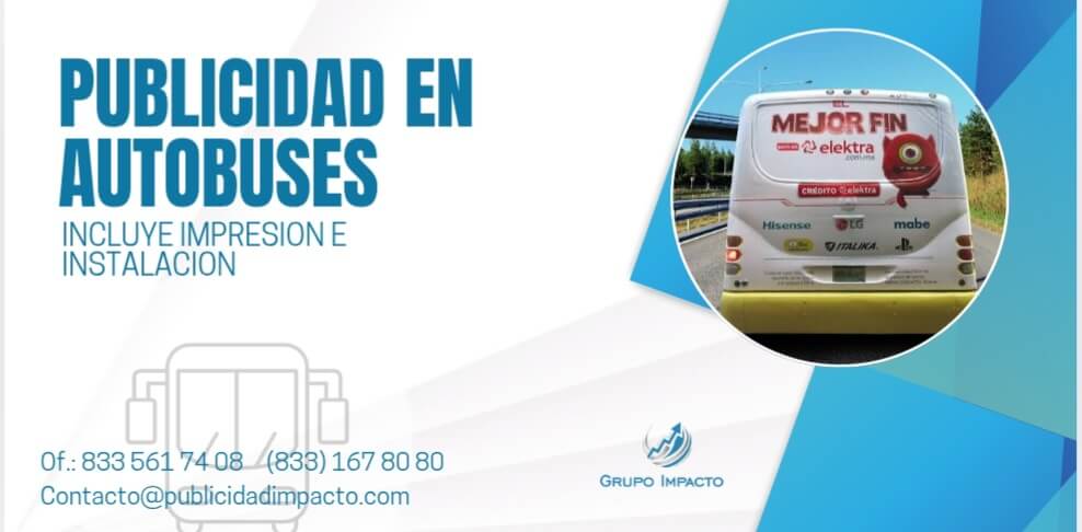PUBLICIDAD EN AUTOBUSES