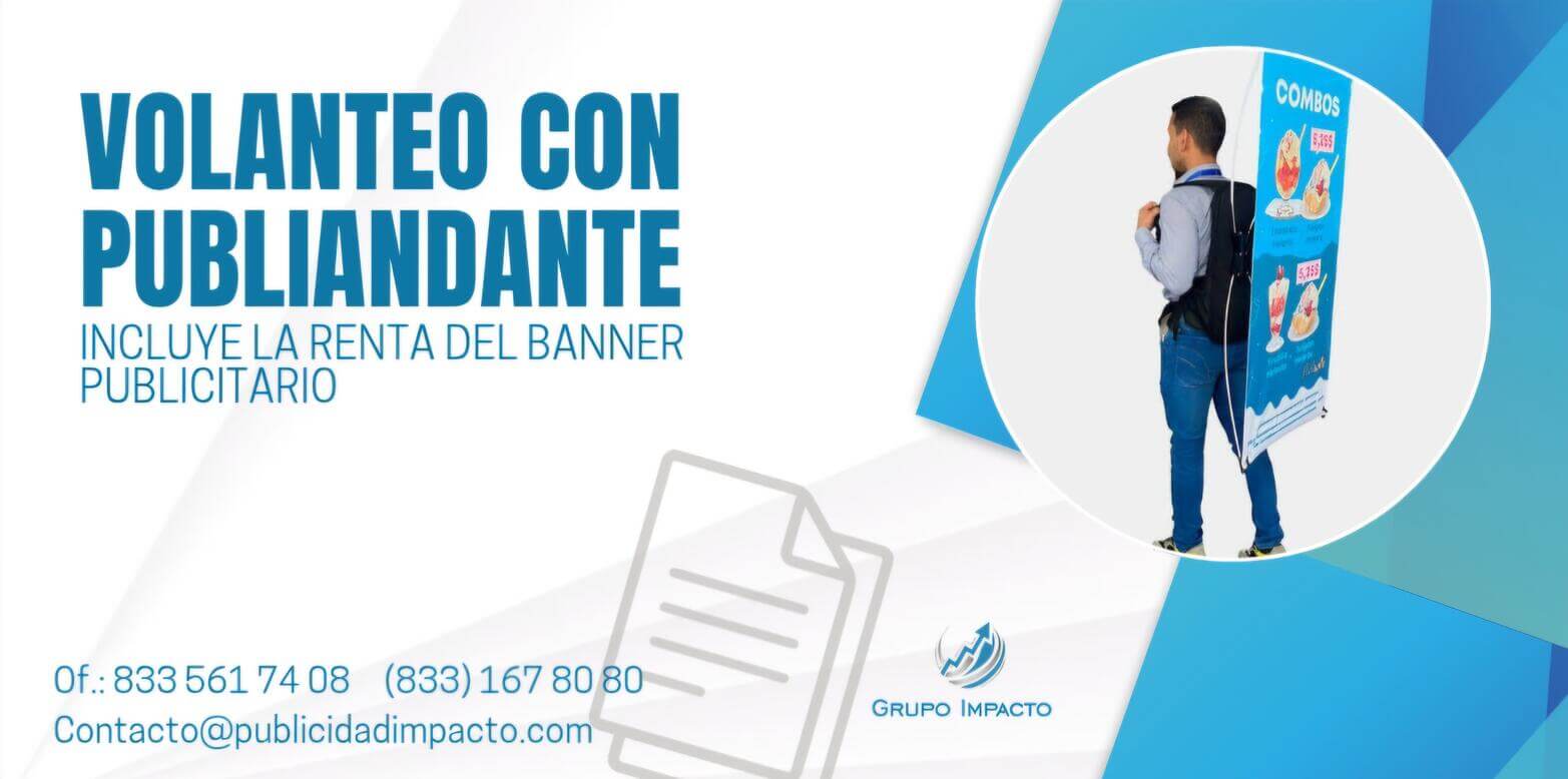 VOLANTEO CON PUBLIANDANTE